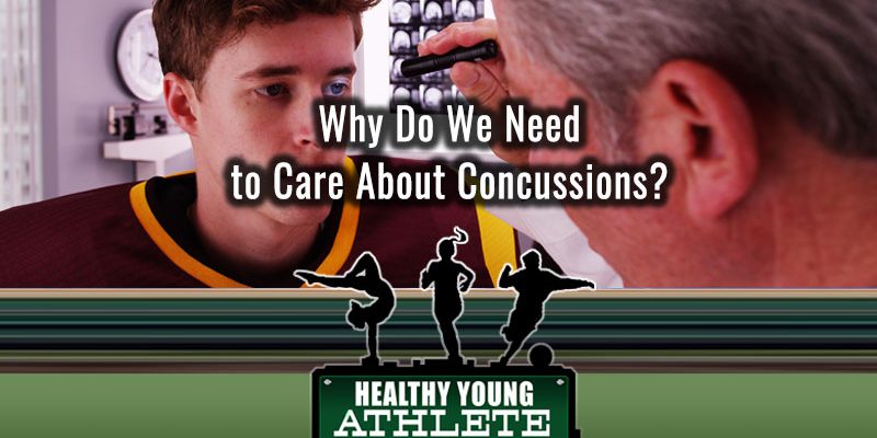 Young White Man Being Examined by a Doctor for a Concussion - Healthy Young Athlete Podcast with Dr. Mark Halstead
